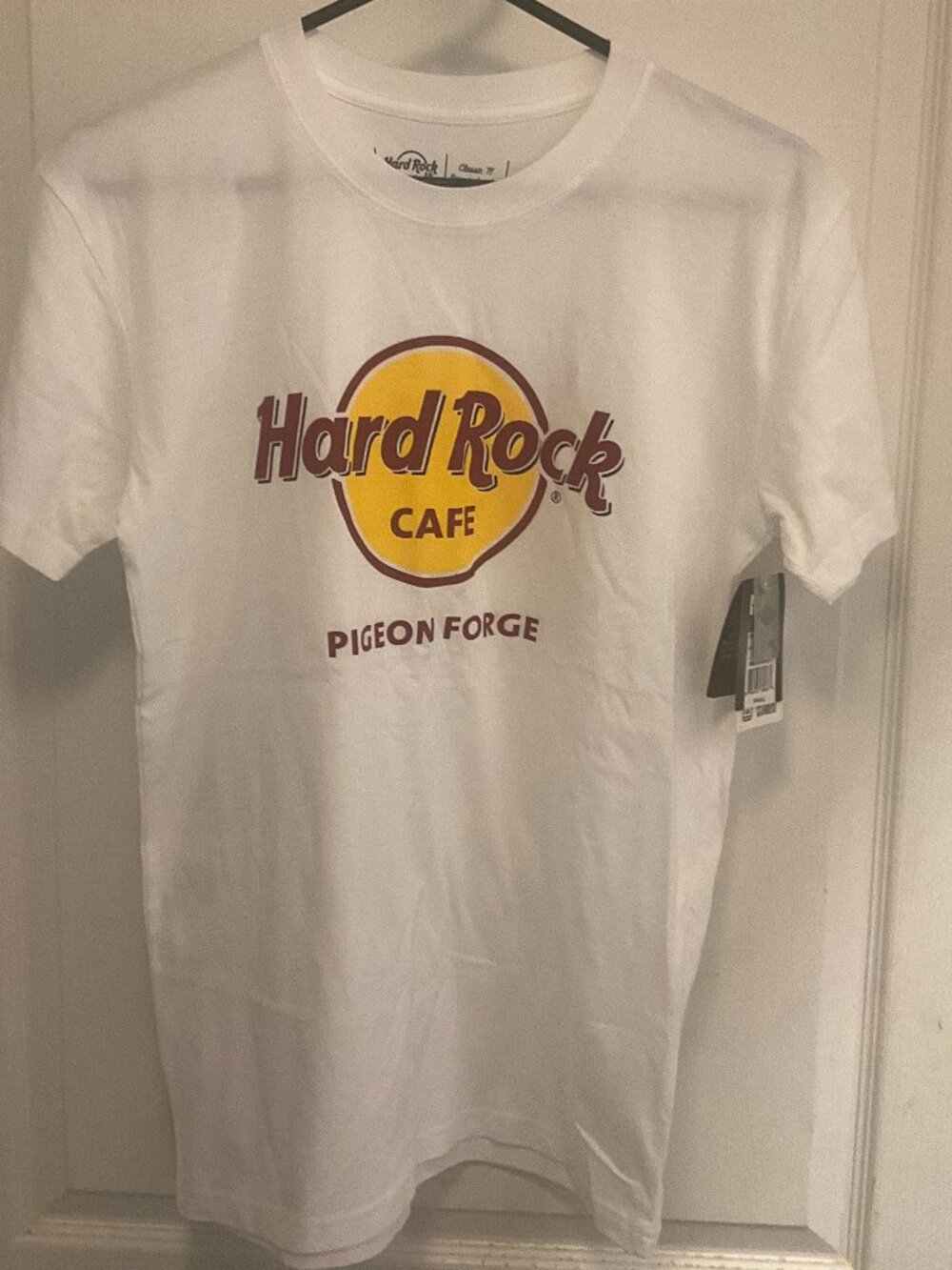 Men's (Unisex) White Hard Rock Cafe Logo T-Shirt